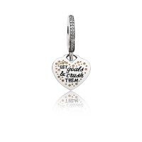 Pandora Charm Set Goals Crush 'Em Dangle Mixed Enamel Jewelry Pandora Charm Set Goals Crush 'Em Dangle Mixed Enamel Jewelry