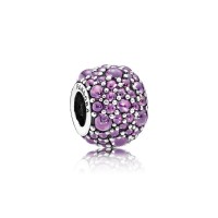 Pandora Charm Shimmering Droplets Fancy Purple CZ Jewelry Pandora Charm Shimmering Droplets Fancy Purple CZ Jewelry
