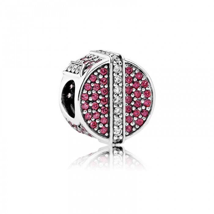 Pandora Charm Shimmering Gift Red Clear CZ Jewelry