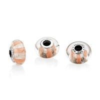 Pandora Charm Shimmering Stripe Murano Glass Jewelry Pandora Charm Shimmering Stripe Murano Glass Jewelry