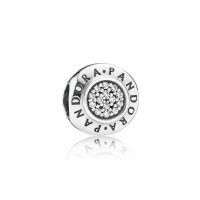 Pandora Charm Signature Clear CZ Jewelry Pandora Charm Signature Clear CZ Jewelry