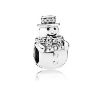 Pandora Charm Snowman Clear CZ Jewelry Pandora Charm Snowman Clear CZ Jewelry