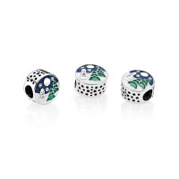 Pandora Charm Snowy Wonderland Blue Green Enamel Jewelry Pandora Charm Snowy Wonderland Blue Green Enamel Jewelry