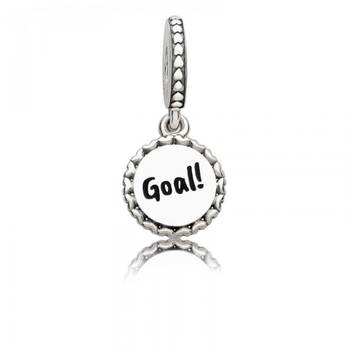 Pandora Charm Soccer Dangle Mixed Enamel Jewelry