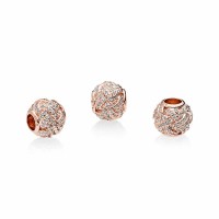 Pandora Charm Sparkling Love Knot Rose Clear CZ Jewelry Pandora Charm Sparkling Love Knot Rose Clear CZ Jewelry