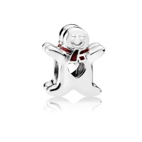 Pandora Charm Sweet Gingerbread Man Translucent Red Enamel Jewelry Pandora Charm Sweet Gingerbread Man Translucent Red Enamel Jewelry