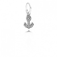 Pandora Charm Symbol Stability Dangle Clear CZ Jewelry Pandora Charm Symbol Stability Dangle Clear CZ Jewelry