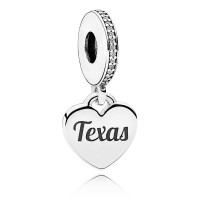 Pandora Charm Texas Flag Heart Dangle Mixed Enamel Jewelry Pandora Charm Texas Flag Heart Dangle Mixed Enamel Jewelry