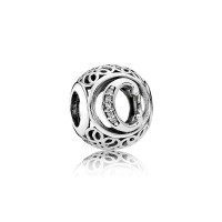 Pandora Charm Vintage C Clear CZ Jewelry Pandora Charm Vintage C Clear CZ Jewelry