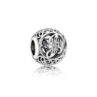 Pandora Charm Vintage J Clear CZ Jewelry Pandora Charm Vintage J Clear CZ Jewelry