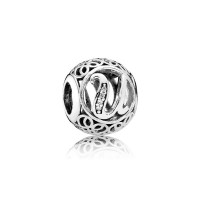Pandora Charm Vintage U Clear CZ Jewelry Pandora Charm Vintage U Clear CZ Jewelry