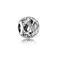 Pandora Charm Vintage X Clear CZ Jewelry Pandora Charm Vintage X Clear CZ Jewelry