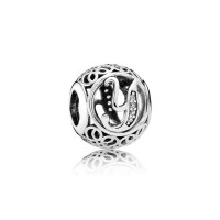 Pandora Charm Vintage Y Clear CZ Jewelry Pandora Charm Vintage Y Clear CZ Jewelry