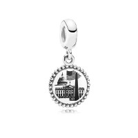 Pandora Charm Washington D.C.Dangle Black Enamel Jewelry Pandora Charm Washington D.C.Dangle Black Enamel Jewelry