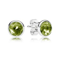 Pandora Earring August Birthstone Peridot Droplet 925 Silver Jewelry Pandora Earring August Birthstone Peridot Droplet 925 Silver Jewelry