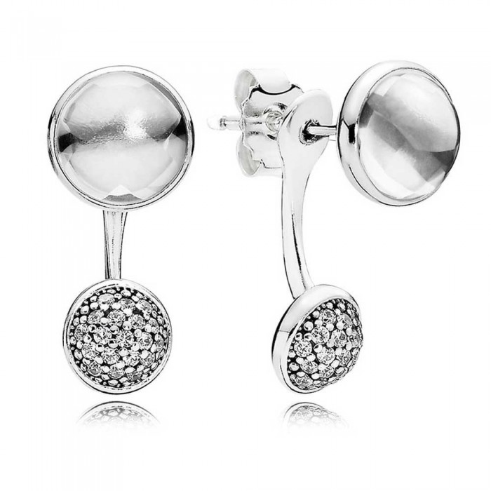 Pandora Earring Dazzling Droplets Ear Jacket Jewelry