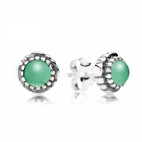 Pandora Earring May Birthstone Chyrsoprase Birthstone Stud Jewelry Pandora Earring May Birthstone Chyrsoprase Birthstone Stud Jewelry