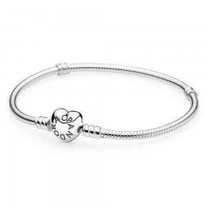 Pandora Bracelet Opulent Heart Love Complete CZ Silver Jewelry