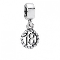Pandora Charm 18th Birthday Dangle Jewelry Pandora Charm 18th Birthday Dangle Jewelry
