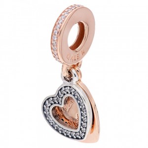 Pandora Charm Beloved Mother Dropper Family Rose Gold Jewelry