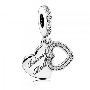 Pandora Charm Beloved Mother Pendant Family Sterling Silver Jewelry