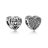 Pandora Charm Best Mother Family CZ Jewelry Pandora Charm Best Mother Family CZ Jewelry