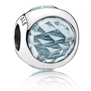 Pandora Charm Blue Baby Pram Baby Cubic Zirconia Silver Jewelry