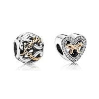 Pandora Charm Bound By Love CZ Silver Jewelry Pandora Charm Bound By Love CZ Silver Jewelry