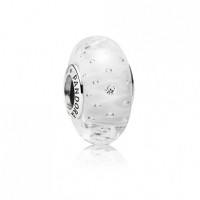 Pandora Charm Clear Effervescence Murano Glass Clear CZ Jewelry Pandora Charm Clear Effervescence Murano Glass Clear CZ Jewelry