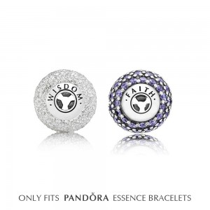 Pandora Charm Faith CZ Sterling Silver Jewelry