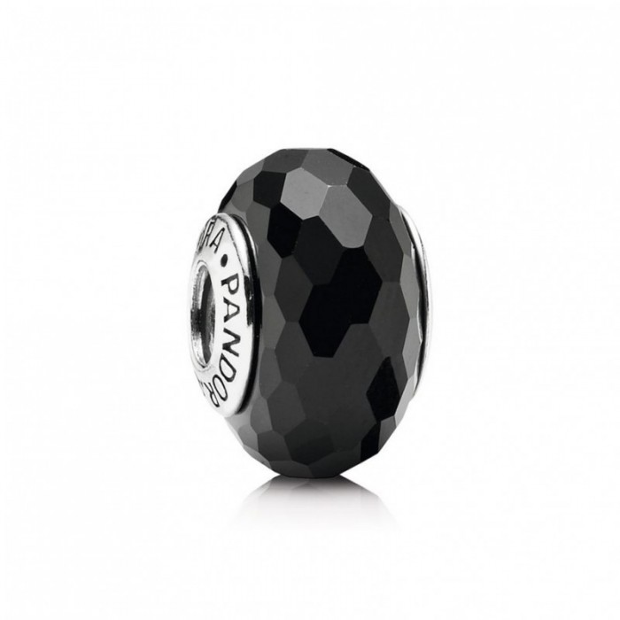 Pandora Charm Fascinating Black Murano Glass Jewelry