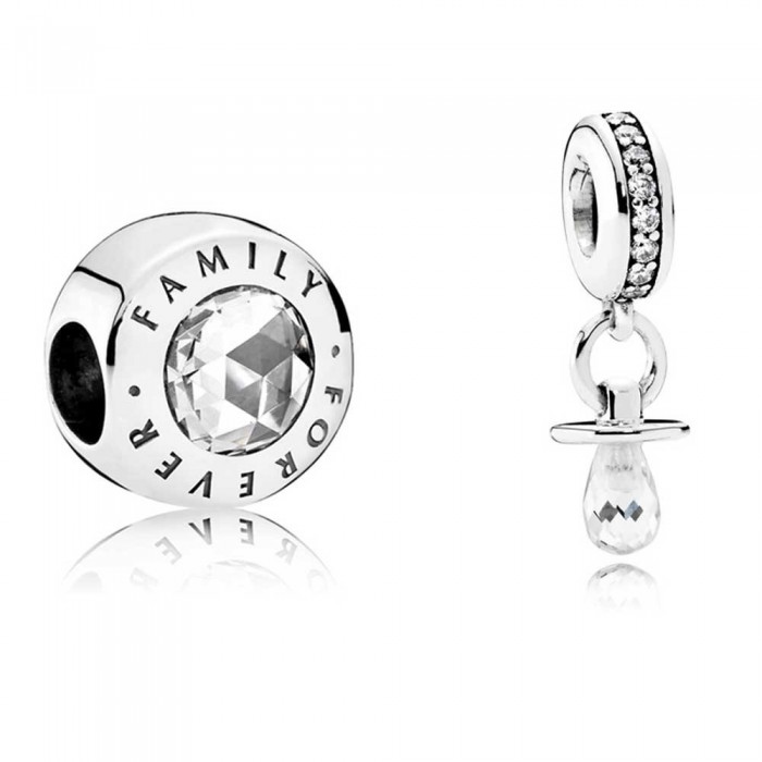 Pandora Charm Forever Family Silver Jewelry