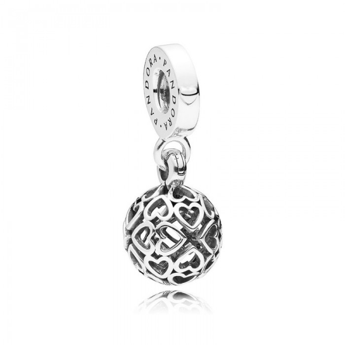 Pandora Charm Harmonious Hearts Dangle Jewelry