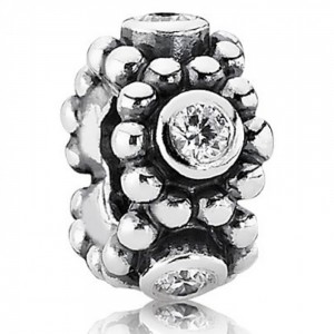 Pandora Charm Ice Cream Food Pave CZ Sterling Silver Jewelry