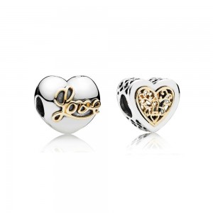 Pandora Charm Locked Hearts Love Jewelry