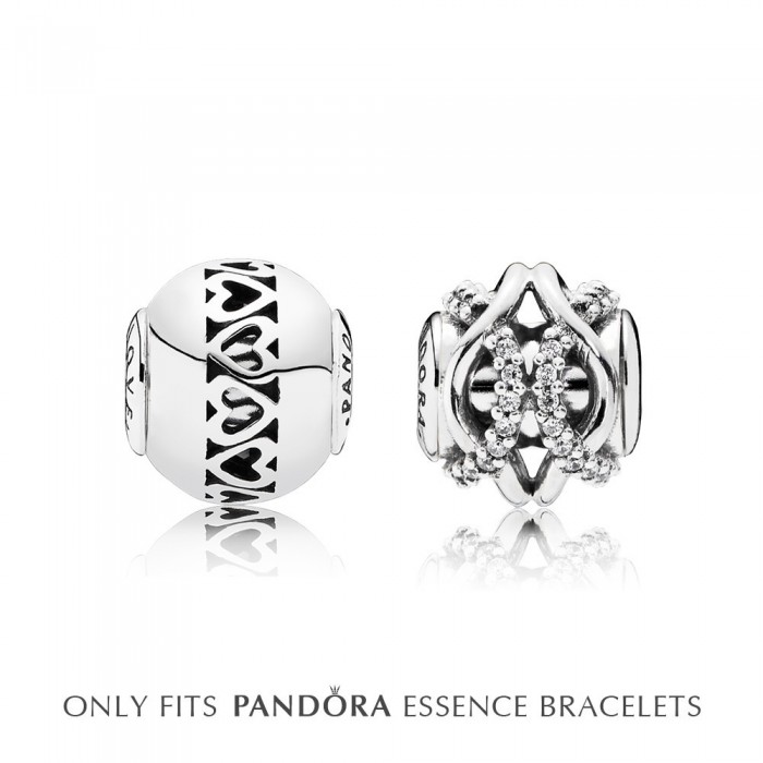 Pandora Charm Love CZ Sterling Silver Jewelry