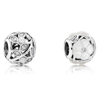 Pandora Charm Luminous Floral Floral Pave CZ Jewelry Pandora Charm Luminous Floral Floral Pave CZ Jewelry