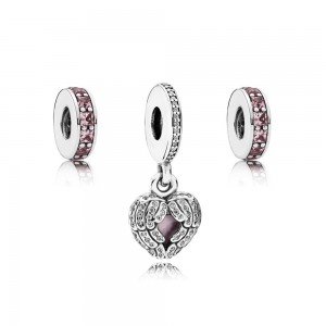 Pandora Charm Majestic Flight Angels Pave CZ Jewelry