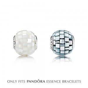 Pandora Charm Mosaic Pave CZ Mother Of Pearl Jewelry