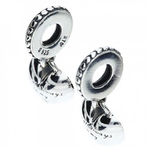 Pandora Charm Mother And Daughter Hearts Family G Jewelry