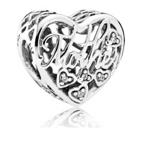 Pandora Charm Mother And Son Bond Family CZ Silver Jewelry Pandora Charm Mother And Son Bond Family CZ Silver Jewelry