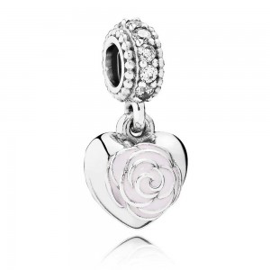 Pandora Charm Mothers Rose Family CZ Rose Jewelry