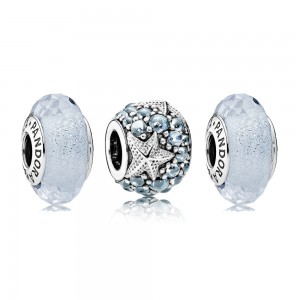 Pandora Charm Oceanic Starfish Animal Pave CZ Jewelry