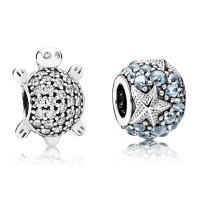 Pandora Charm Oceanic Turtle Animal Silver Jewelry Pandora Charm Oceanic Turtle Animal Silver Jewelry