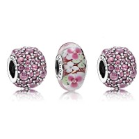Pandora Charm Oriental Bloom Floral Silver Jewelry Pandora Charm Oriental Bloom Floral Silver Jewelry