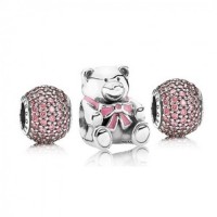 Pandora Charm Pink For A Girl Baby CZ Jewelry Pandora Charm Pink For A Girl Baby CZ Jewelry