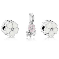 Pandora Charm Poetic Blooms Floral CZ Jewelry Pandora Charm Poetic Blooms Floral CZ Jewelry