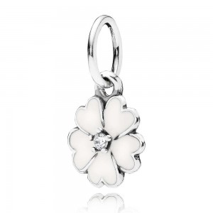 Pandora Charm Primrose Floral Pave CZ Rose Gold Jewelry