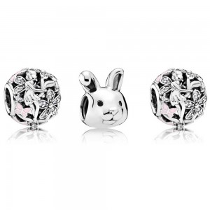 Pandora Charm Remarkable Rabbit Animal Cubic Zirconia Jewelry