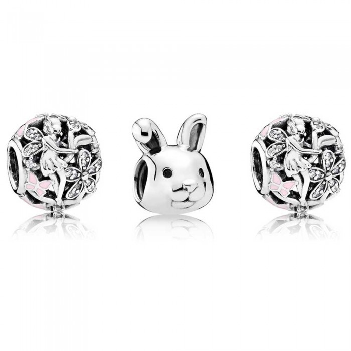Pandora Charm Remarkable Rabbit Animal Cubic Zirconia Jewelry